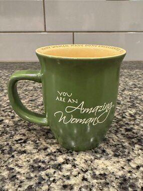 Abbey Press You are An Amazing Woman Mug Cup Proverbs 31:29 Moss Coffee Tea Gift